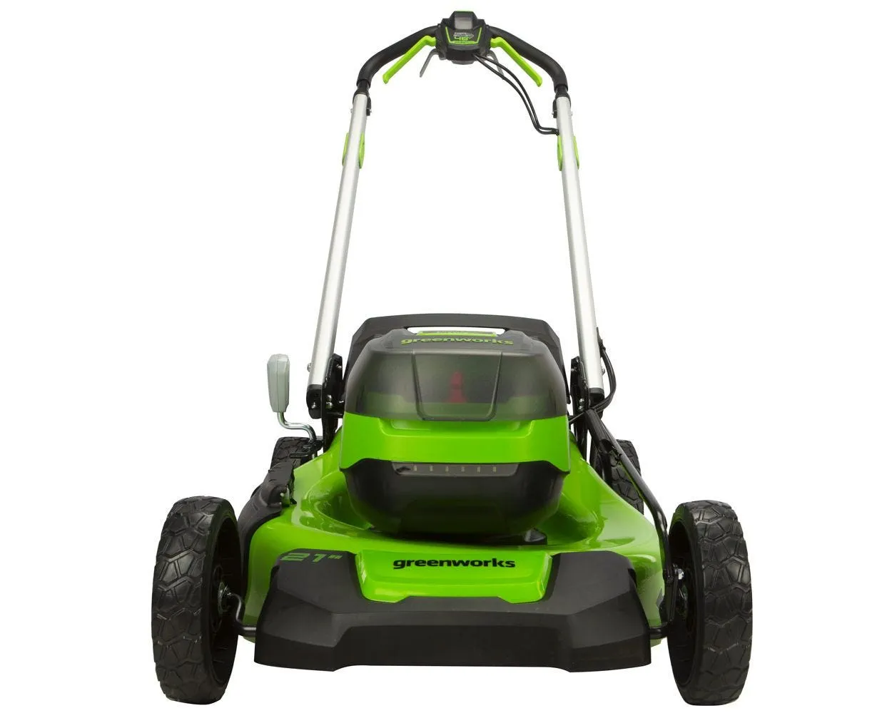 48V (2x24V) 21" Cordless Battery Self-Propelled Lawn Mower w/ (4) 4.0Ah USB Batteries & (2) Dual Port Chargers