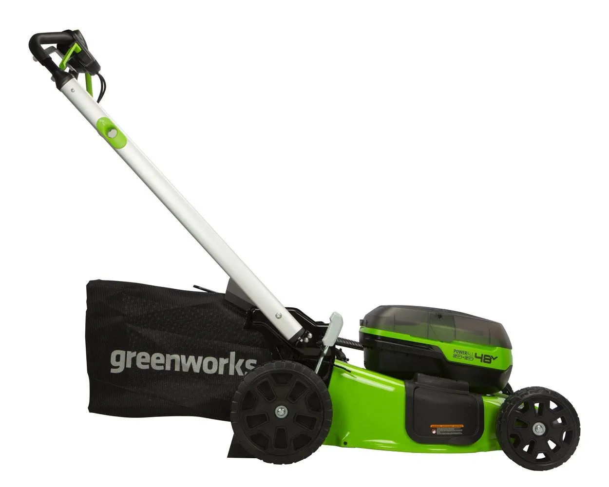 48V (2x24V) 21" Cordless Battery Self-Propelled Lawn Mower w/ (4) 4.0Ah USB Batteries & (2) Dual Port Chargers