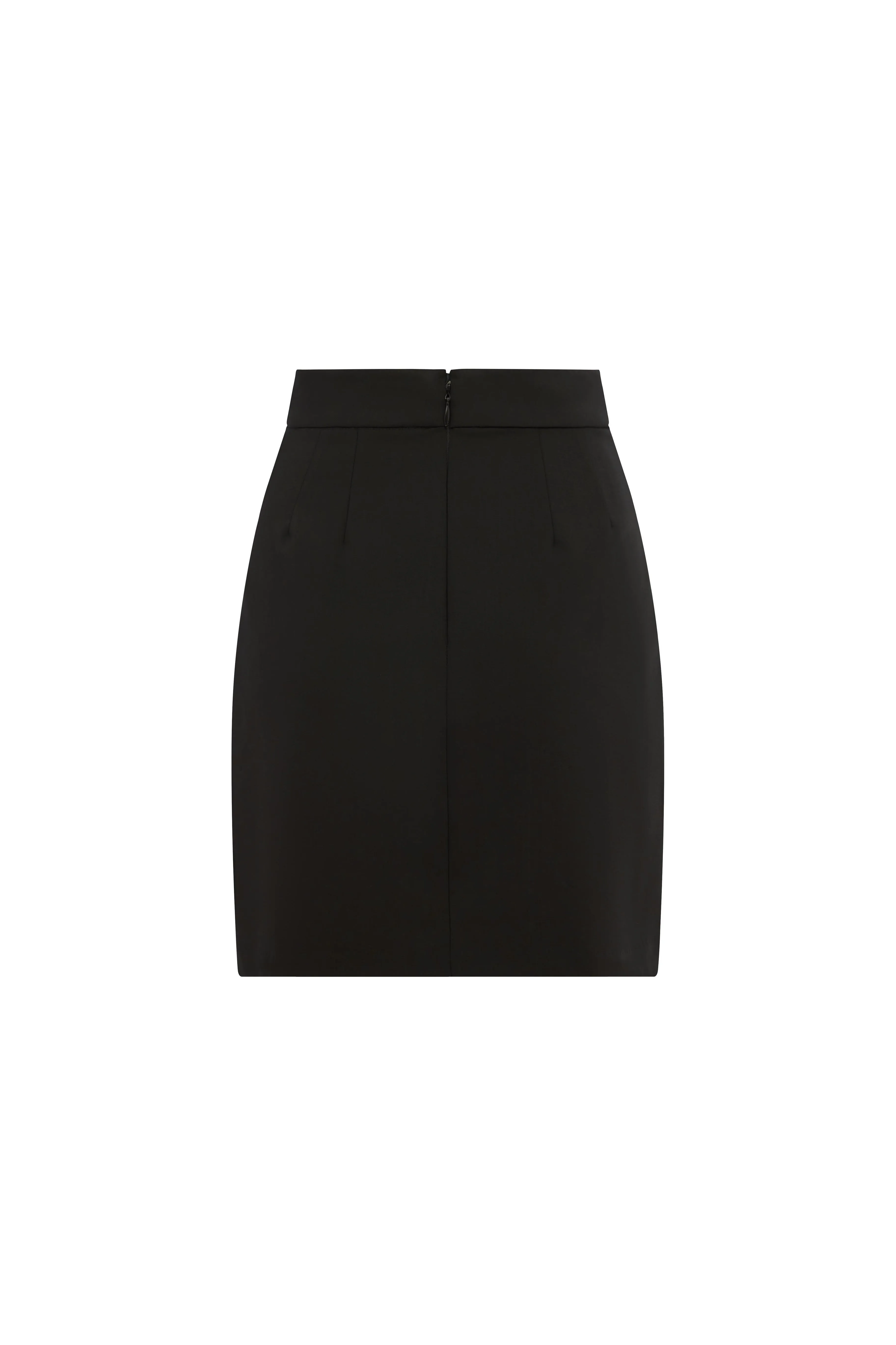 A-LINE SKIRT BLACK