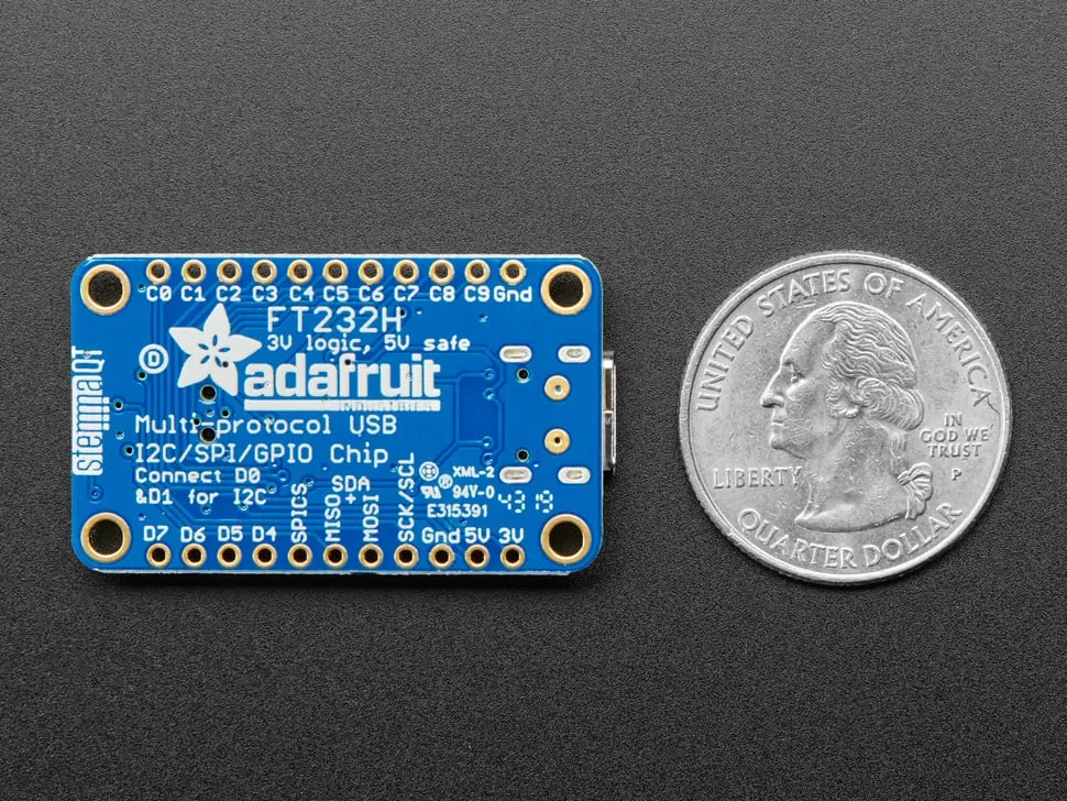 Adafruit FT232H Breakout - General Purpose USB to GPIO SPI I2C