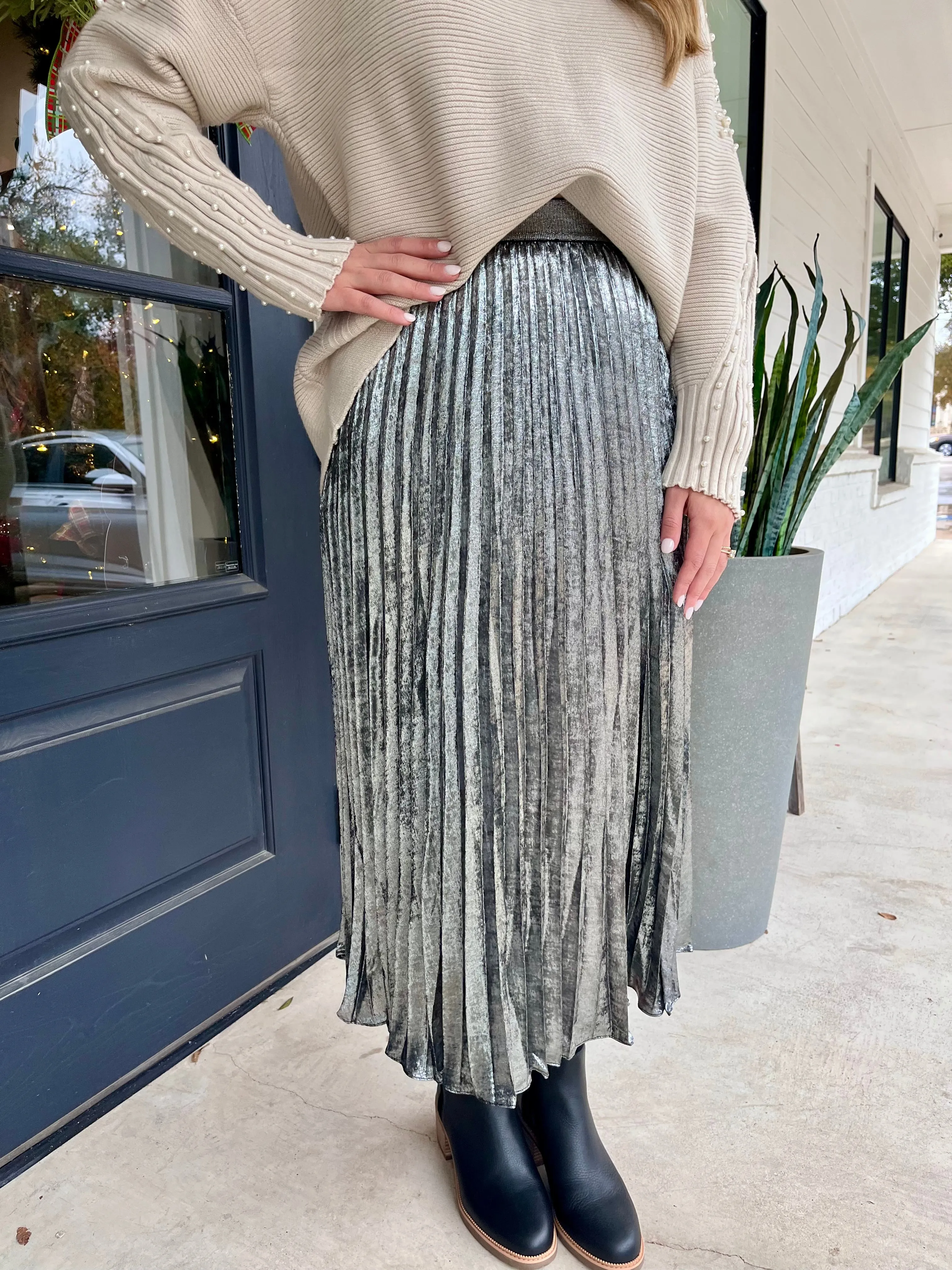 Adeline Pleated Skirt