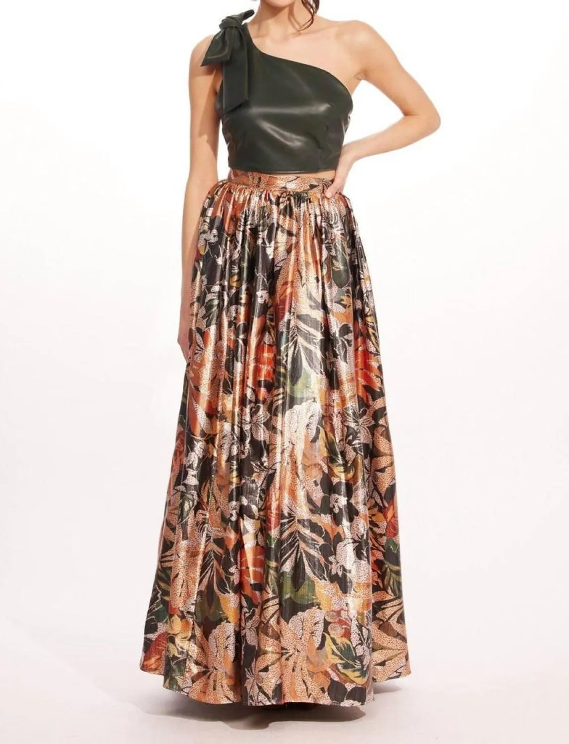 Anova Skirt In Glitter Bloom