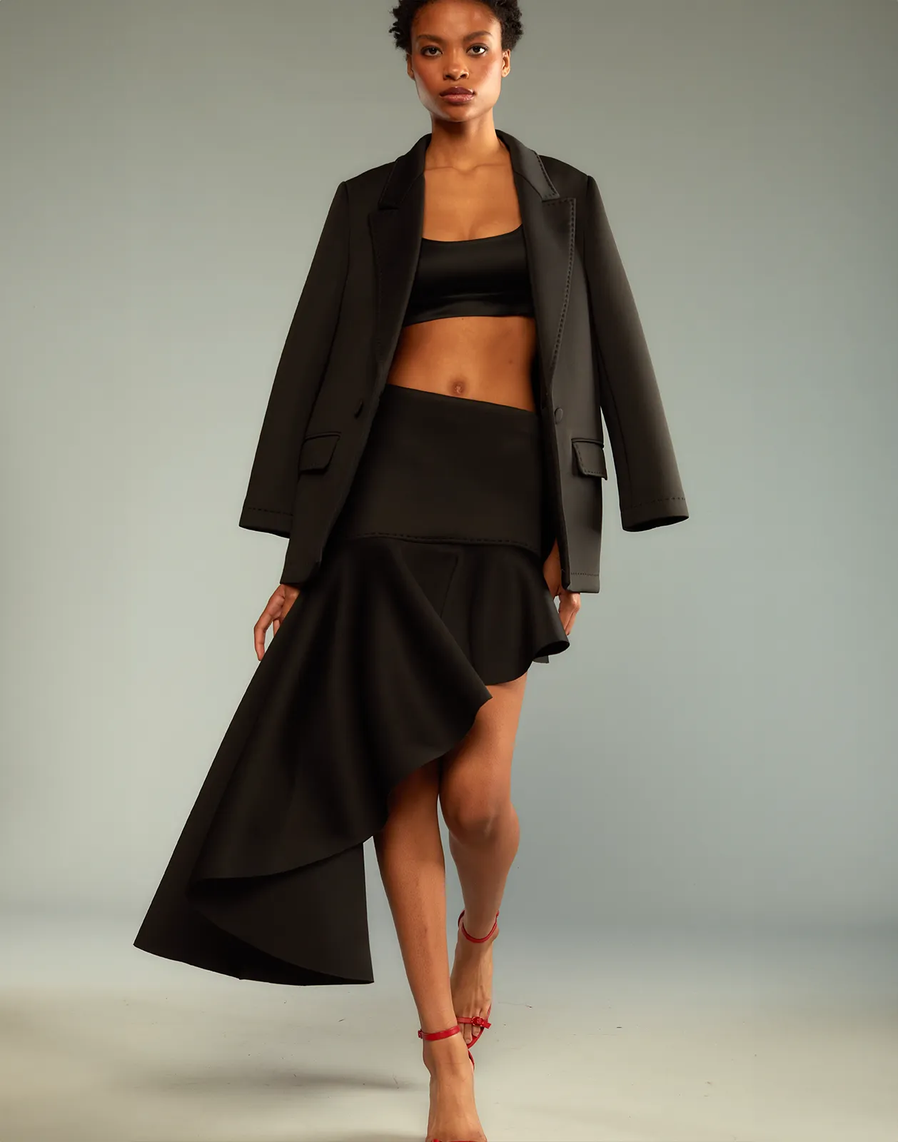 Asymmetrical Bonded Skirt