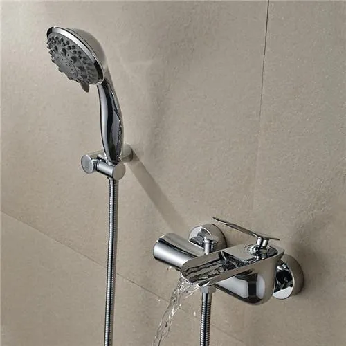 Bathroom Single Handle Dual Control Shower System Set