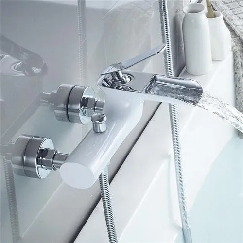 Bathroom Single Handle Dual Control Shower System Set