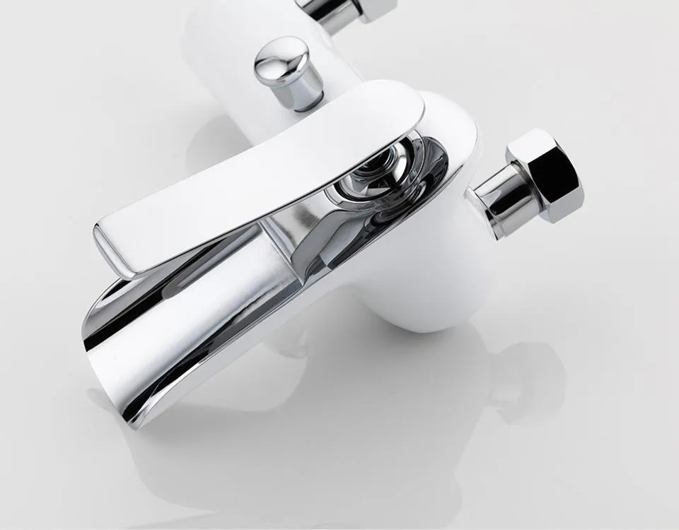 Bathroom Single Handle Dual Control Shower System Set