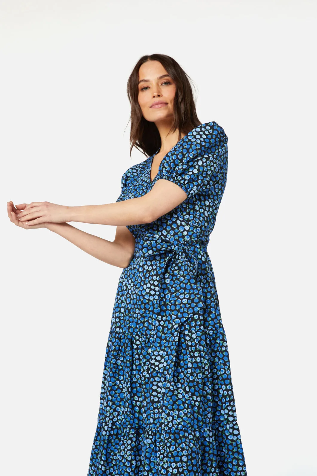 Bessie Midi Wrap Dress