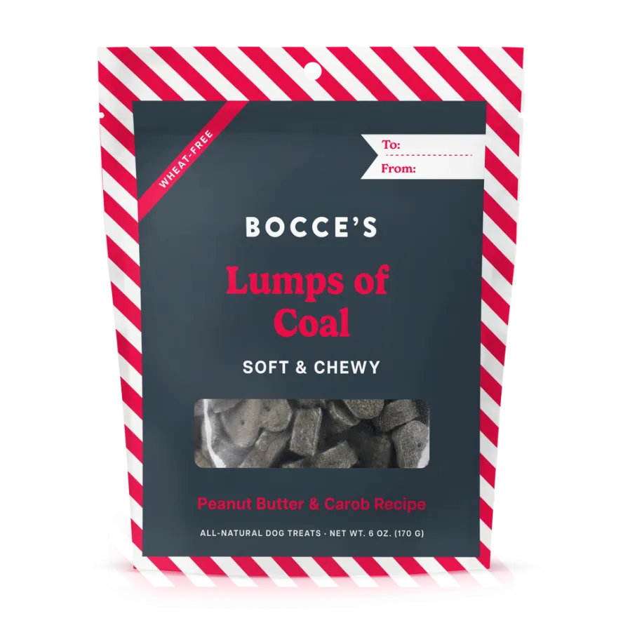 Bocce's Bakery Lumps of Coal Soft & Chewy Dog Treats