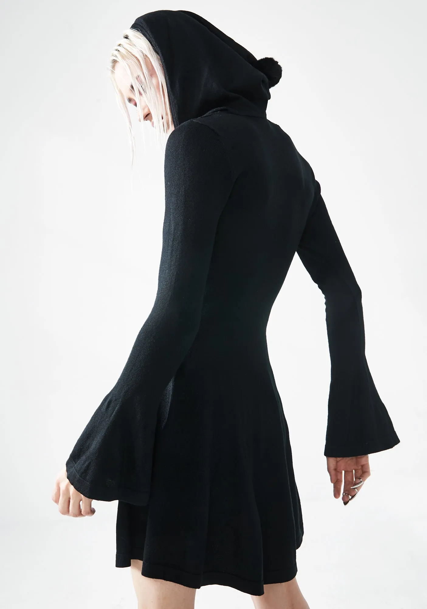 Dark Witch Woolen Dress