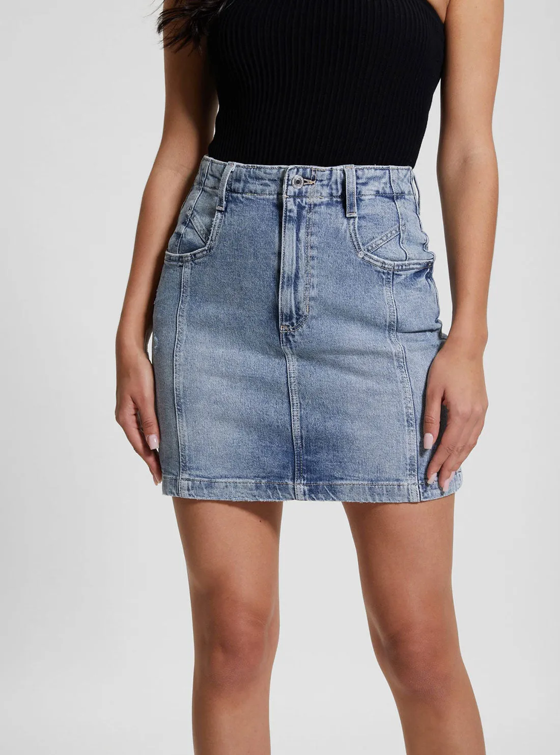 Eco Willow Denim Skirt