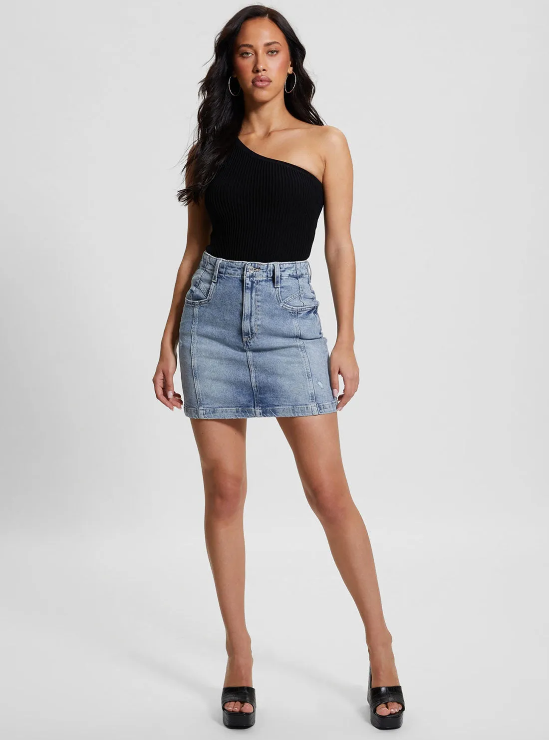 Eco Willow Denim Skirt