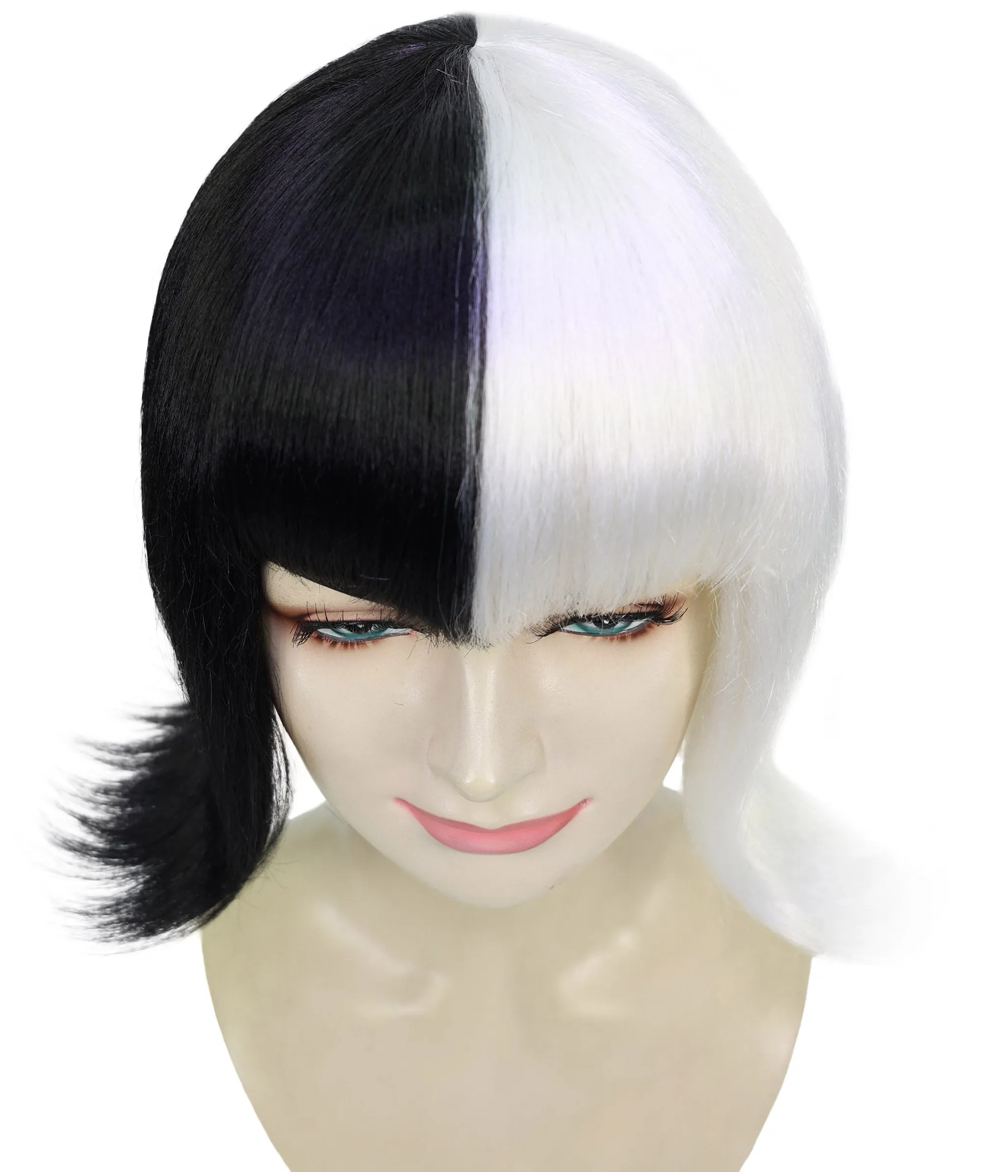 Female Vampire Wig | Cosplay Black Vampire Wigs | Premium Breathable Capless Cap