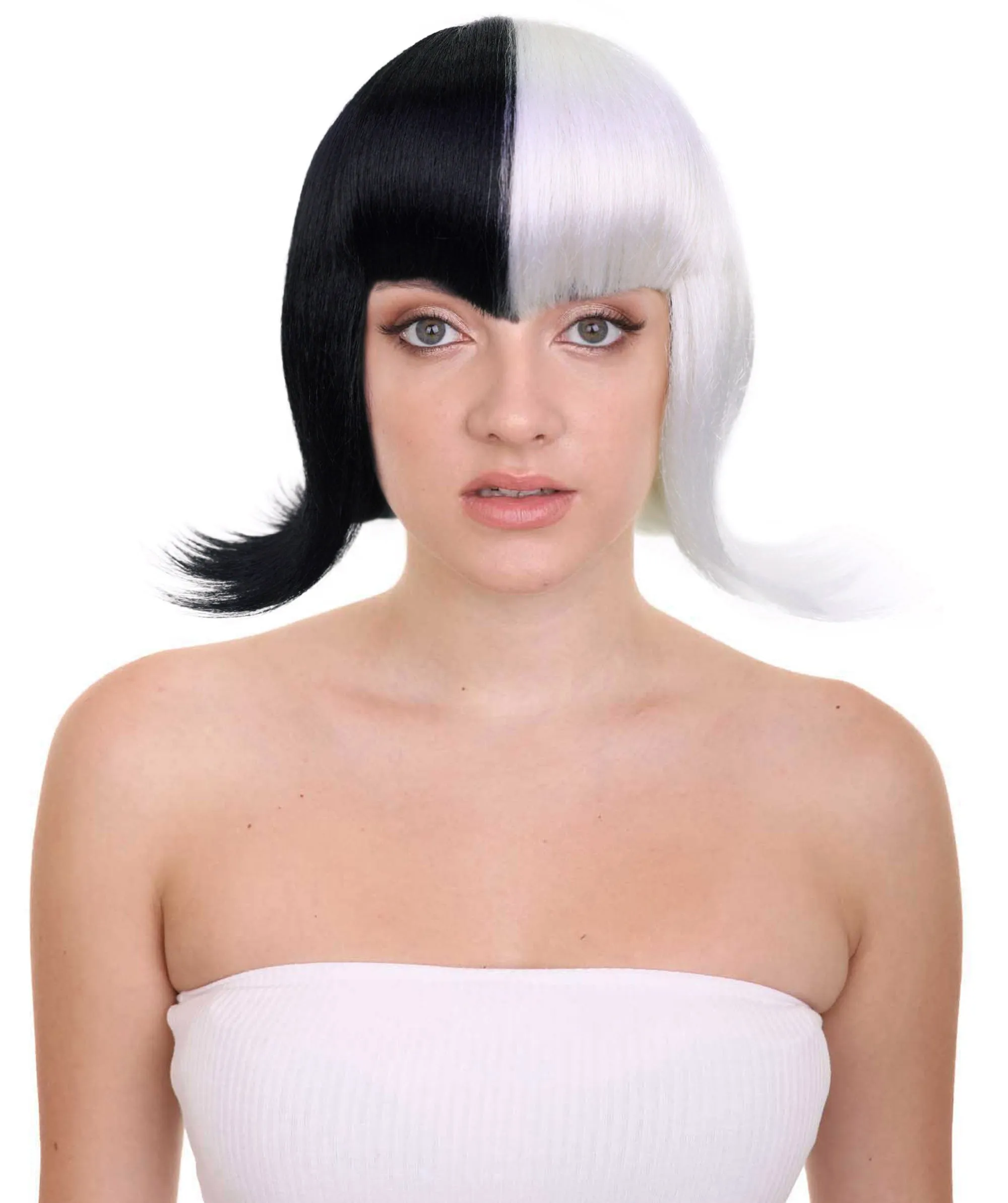 Female Vampire Wig | Cosplay Black Vampire Wigs | Premium Breathable Capless Cap