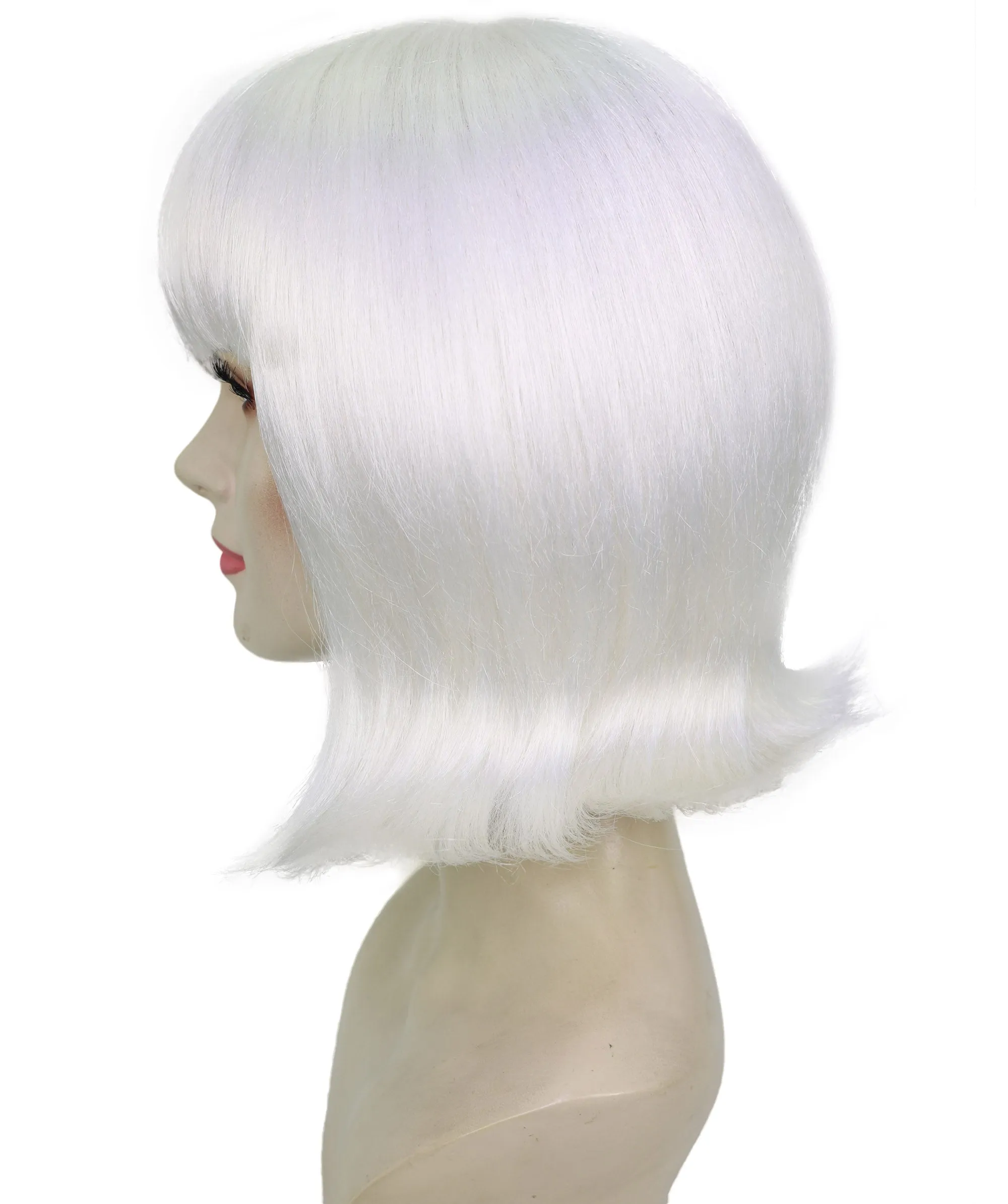 Female Vampire Wig | Cosplay Black Vampire Wigs | Premium Breathable Capless Cap