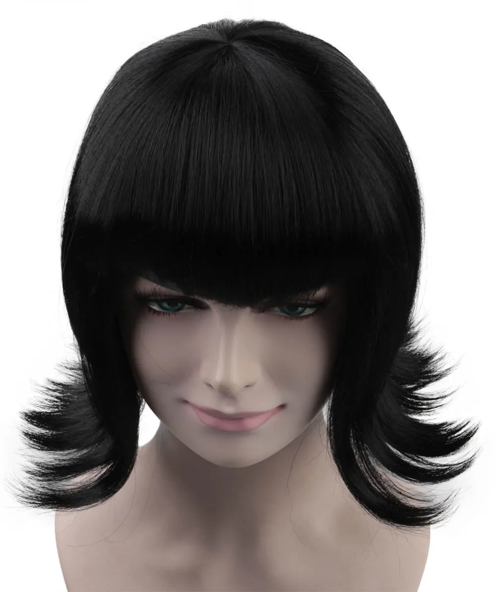 Female Vampire Wig | Cosplay Black Vampire Wigs | Premium Breathable Capless Cap