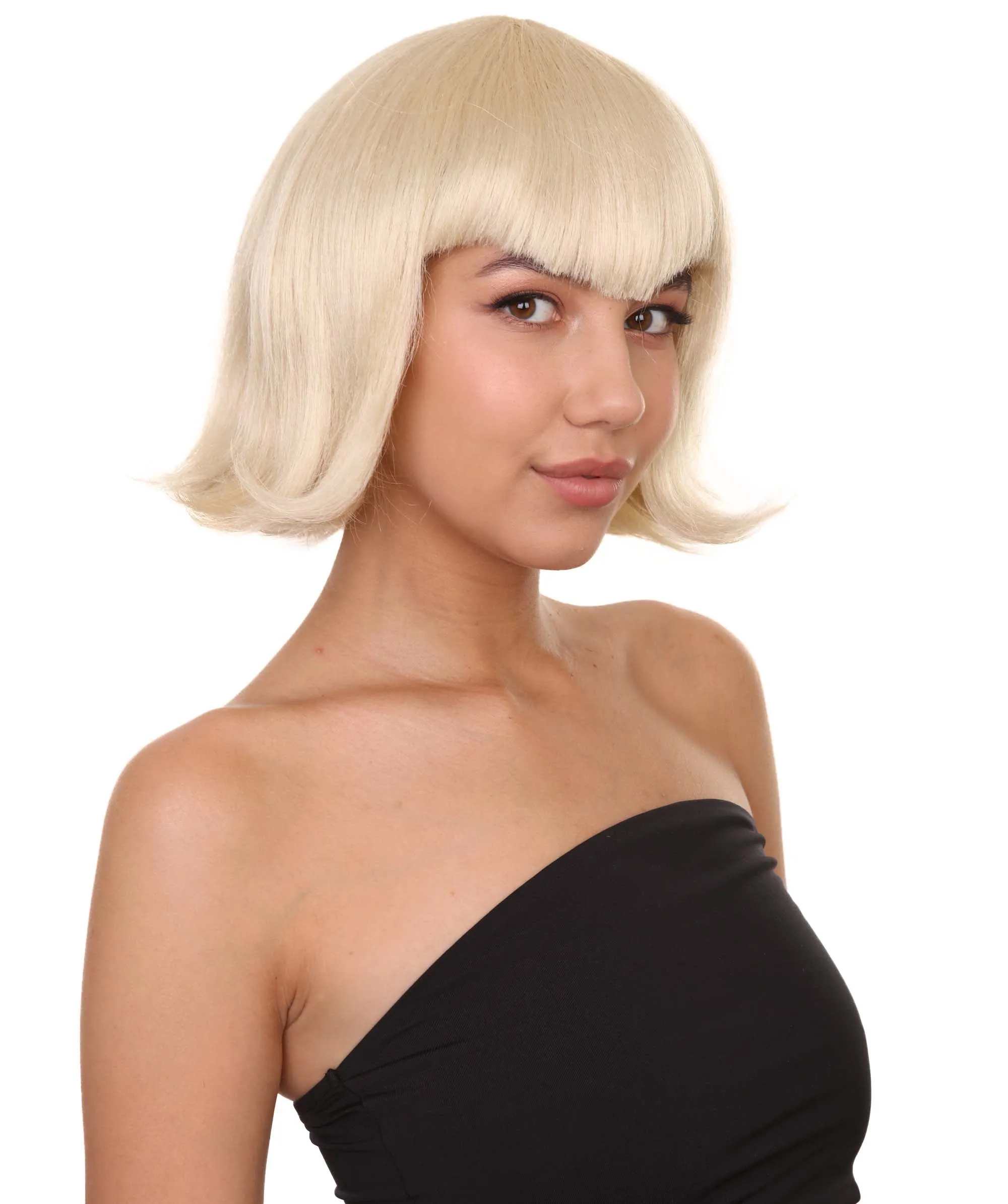 Female Vampire Wig | Cosplay Black Vampire Wigs | Premium Breathable Capless Cap