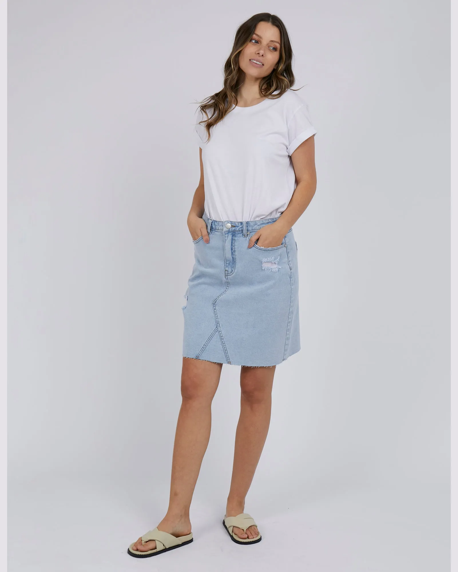 Foxwood Belle Skirt - Light Blue