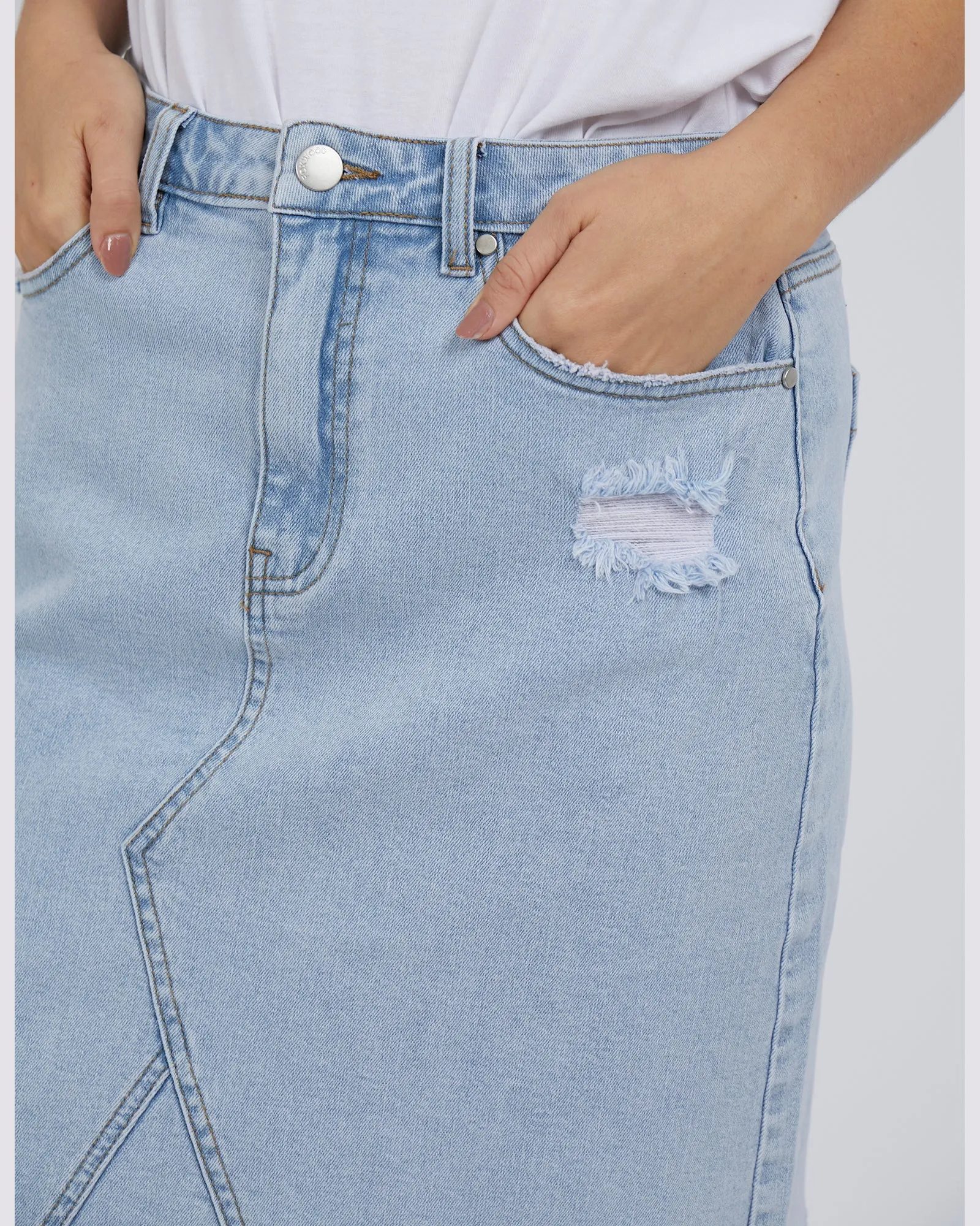 Foxwood Belle Skirt - Light Blue