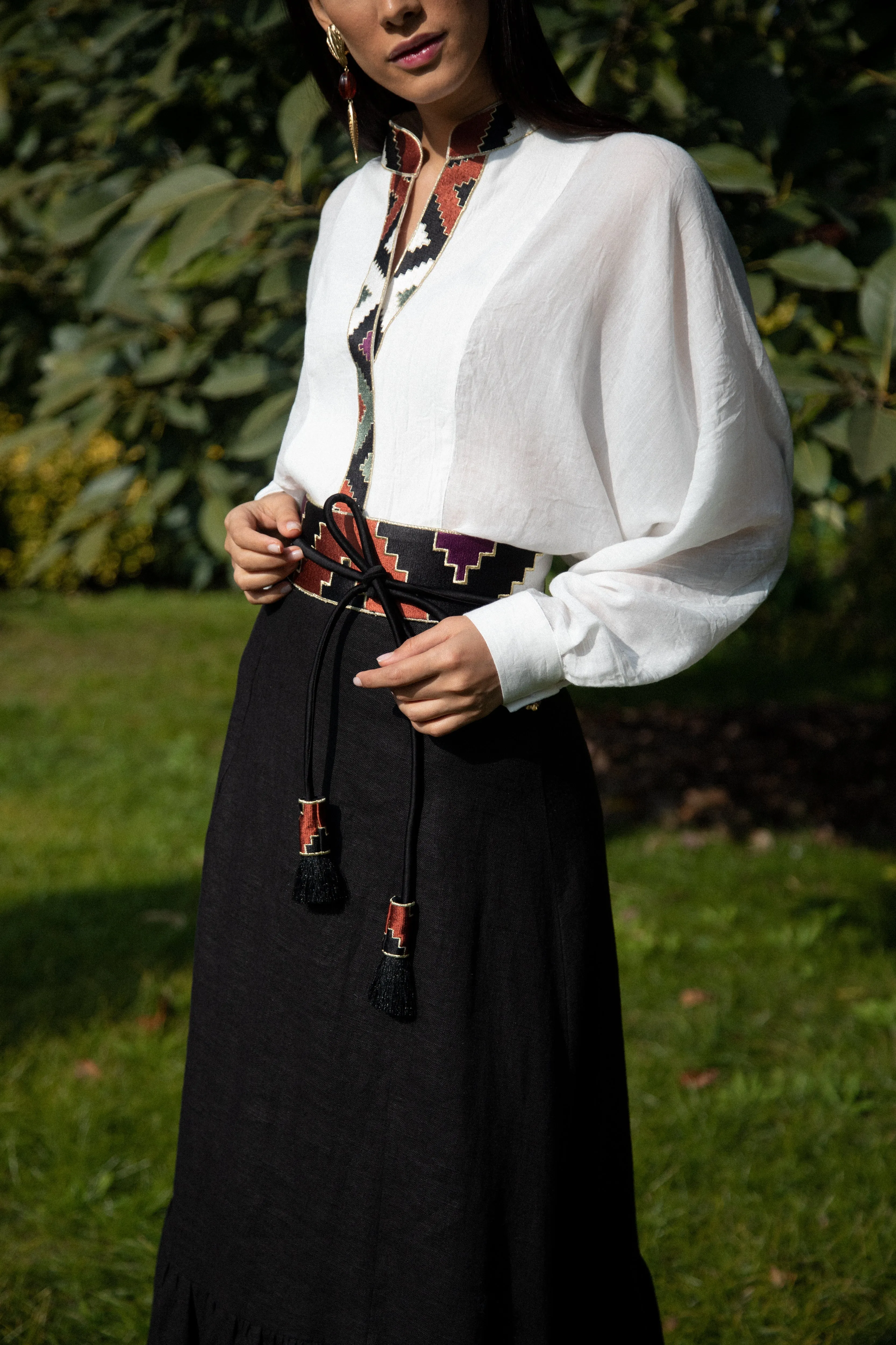 Gileva Belt- Black & Green