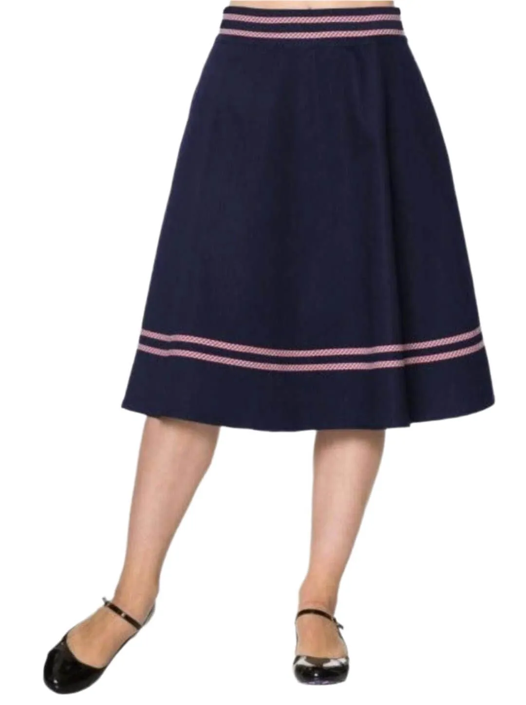 J'ADORE DENIM A-LINE SKIRT