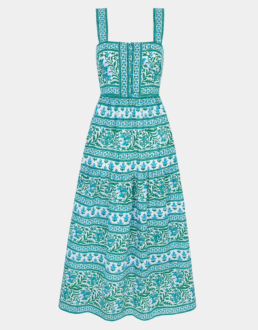 Lucia Dress - Aqua Mix