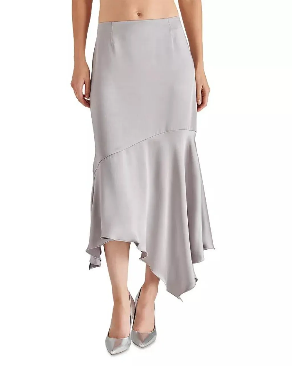 Lucille Midi Skirt Grey