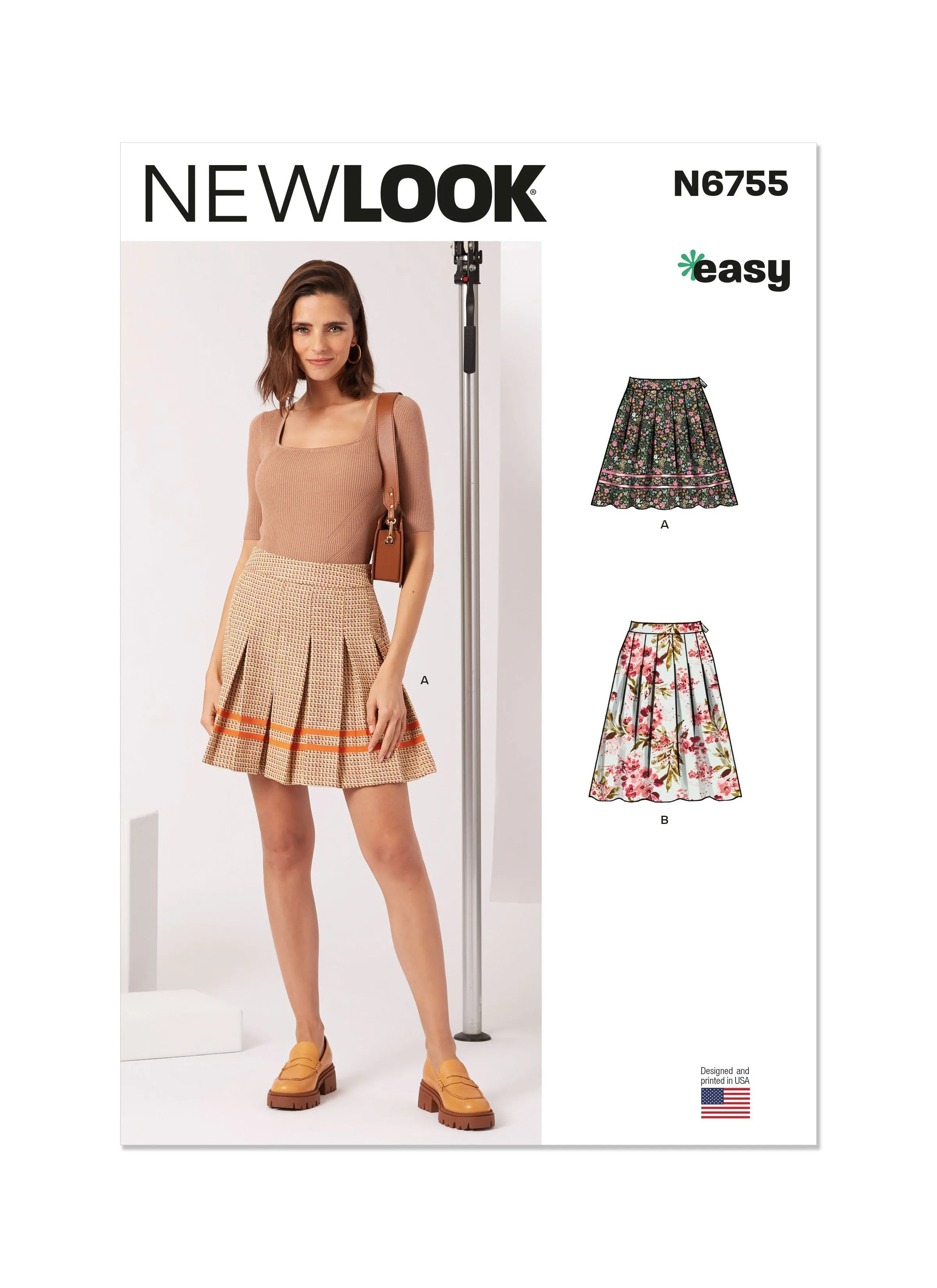 New Look sewing pattern 6755 Easy Sew Skirts