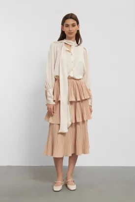 Paris Skirt - Nude