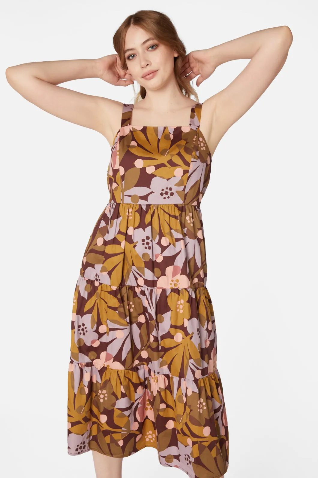 Pippa Floral Midi Dress