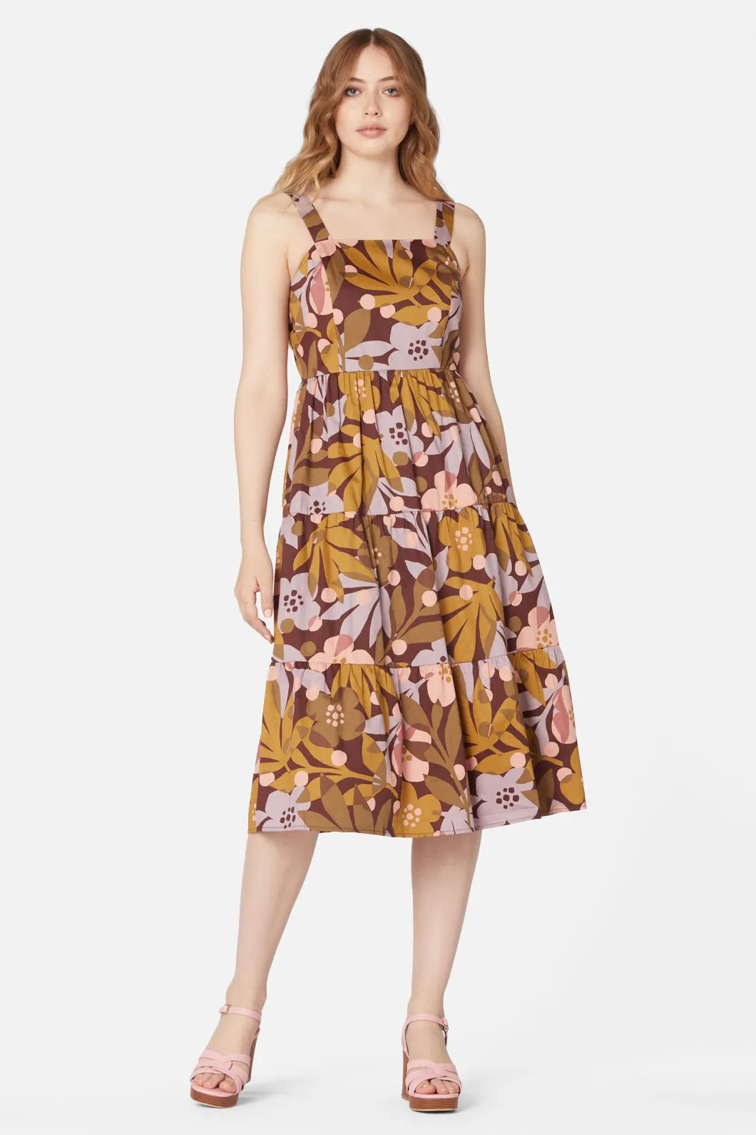 Pippa Floral Midi Dress