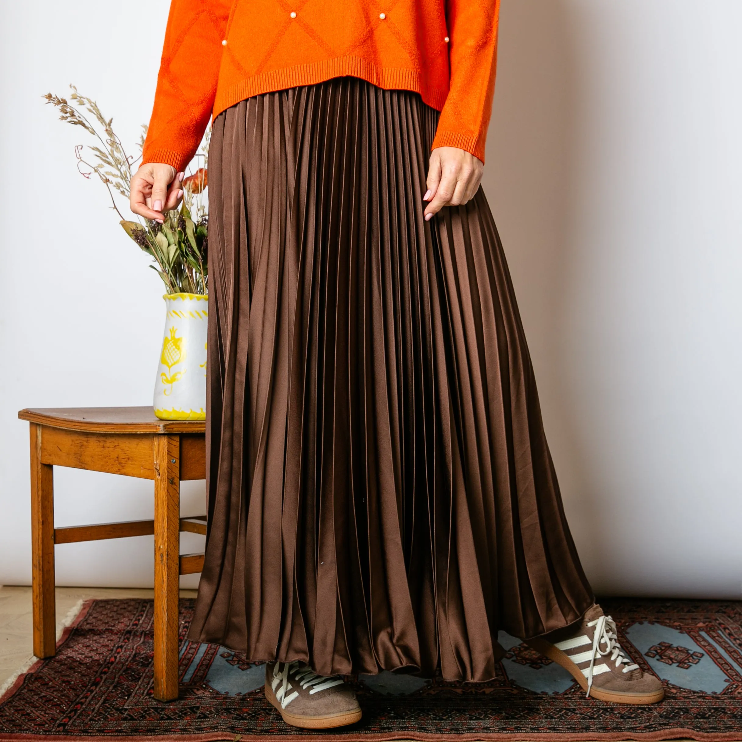 Pleated Cocktail Skirt