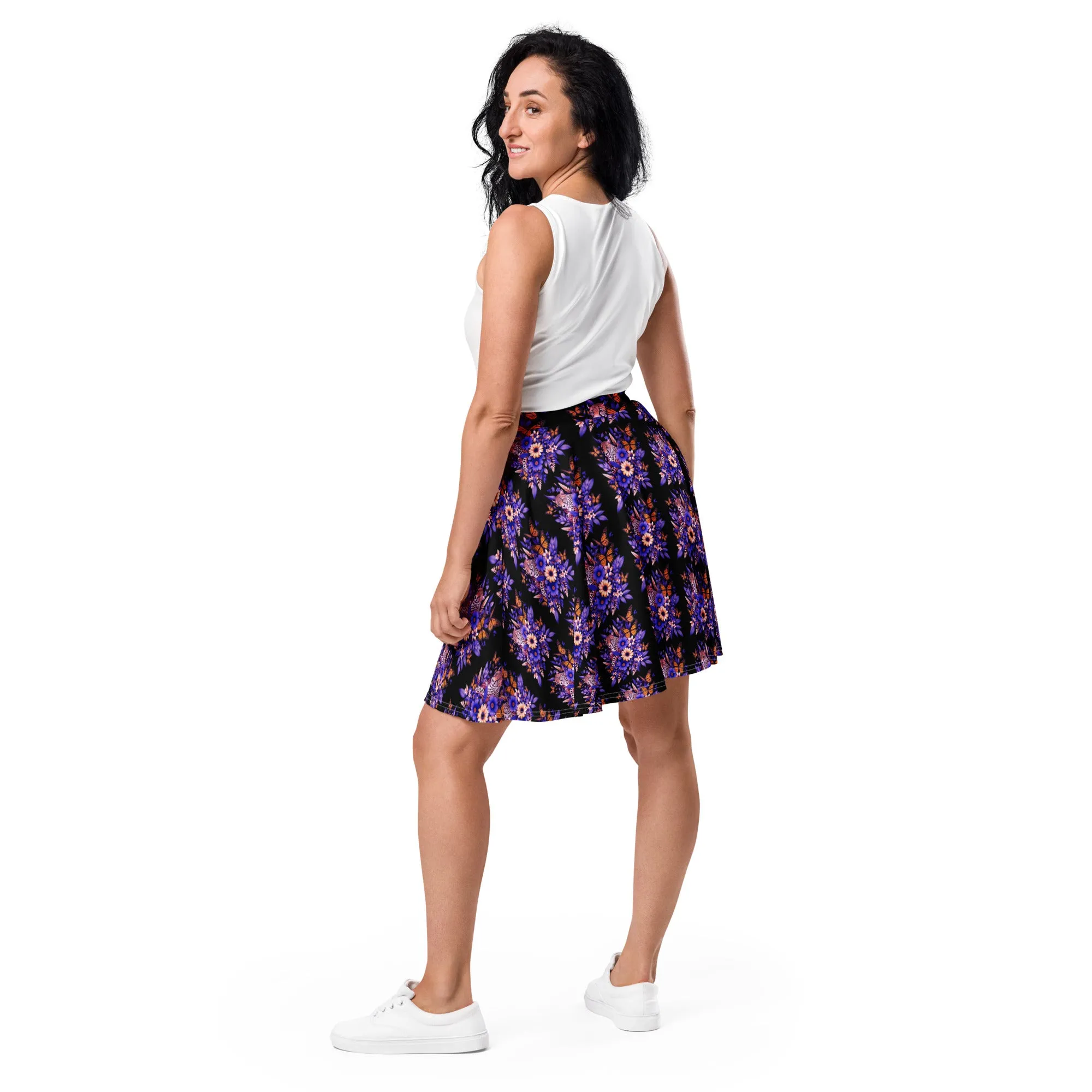 "Cat Lovers" Collection - Designer Skater Skirt