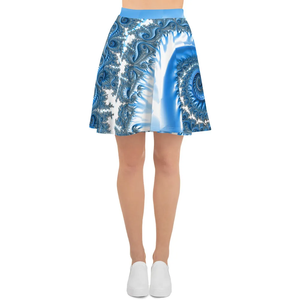 "Fractal Fern" Collection - Designer Skater Skirt