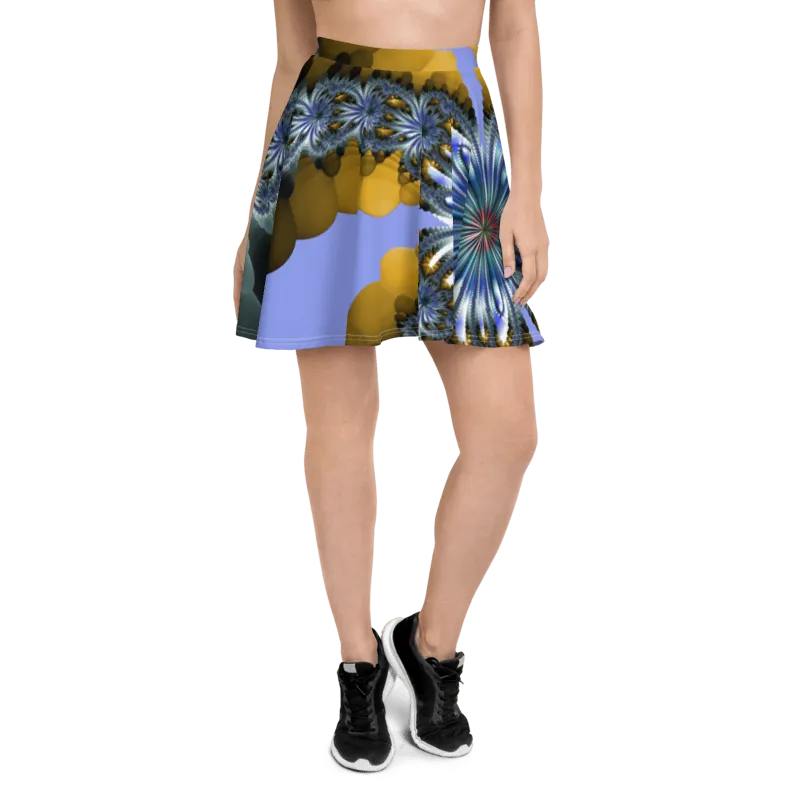 "Mystical Expansion" Collection - Designer Skater Skirt