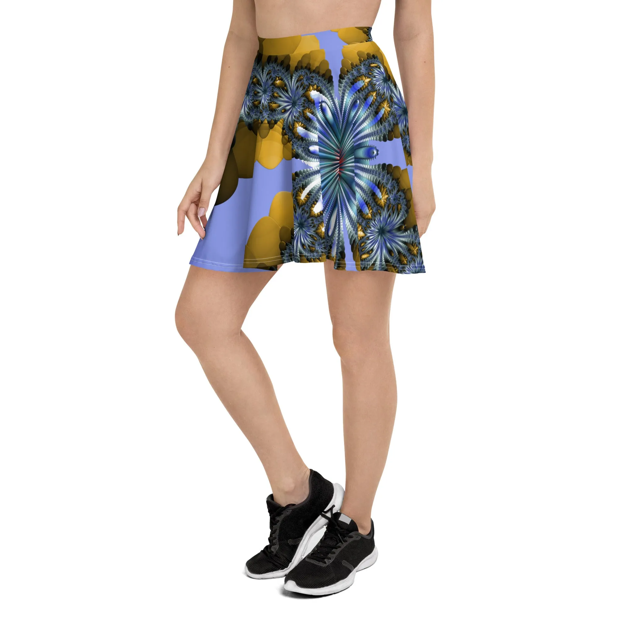 "Mystical Expansion" Collection - Designer Skater Skirt