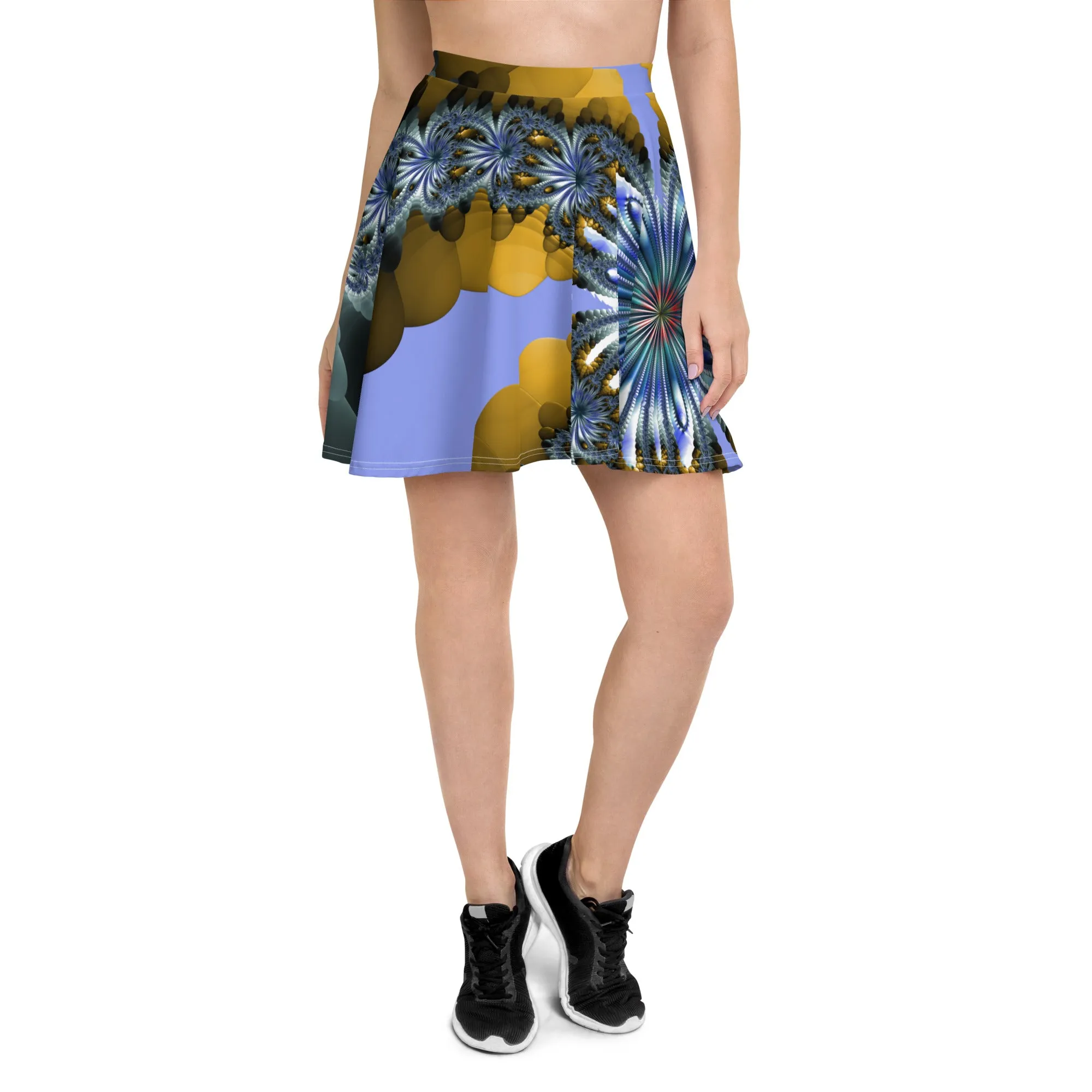 "Mystical Expansion" Collection - Designer Skater Skirt