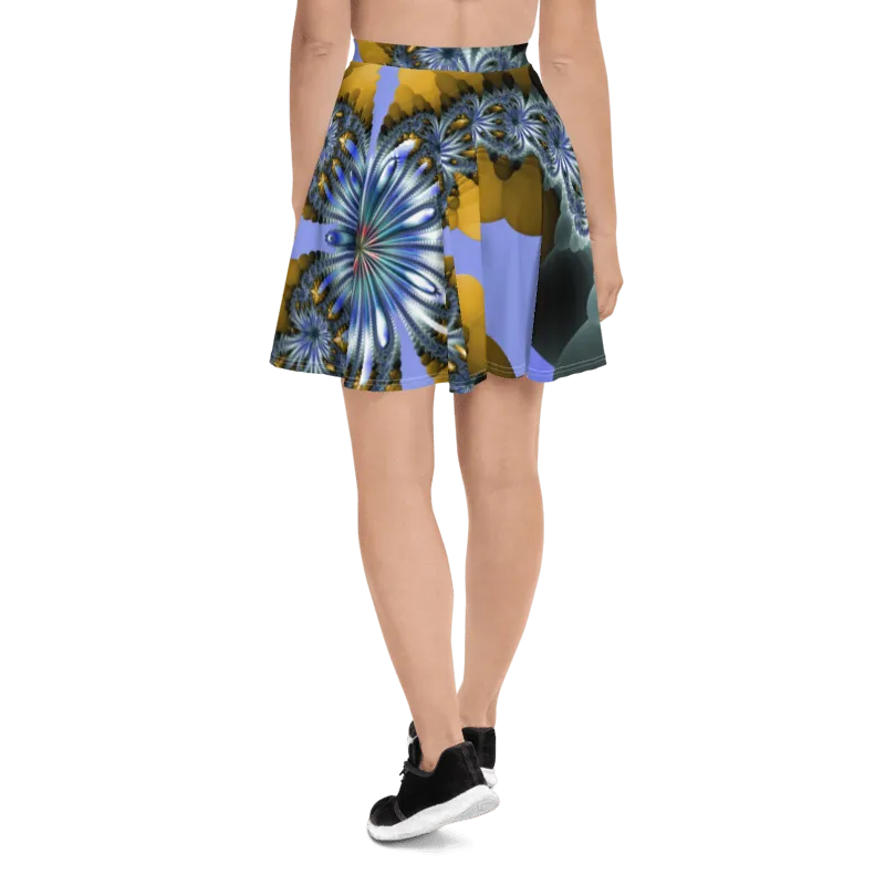 "Mystical Expansion" Collection - Designer Skater Skirt