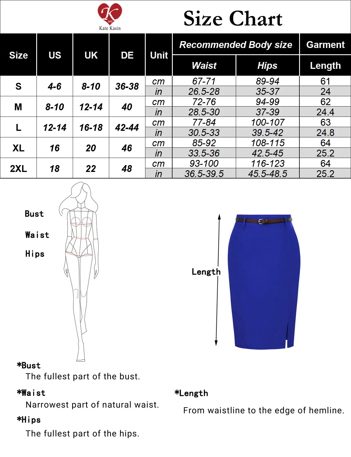 Solid Color Slim Belt Bodycon Pencil SkirtKnee Length Skirt