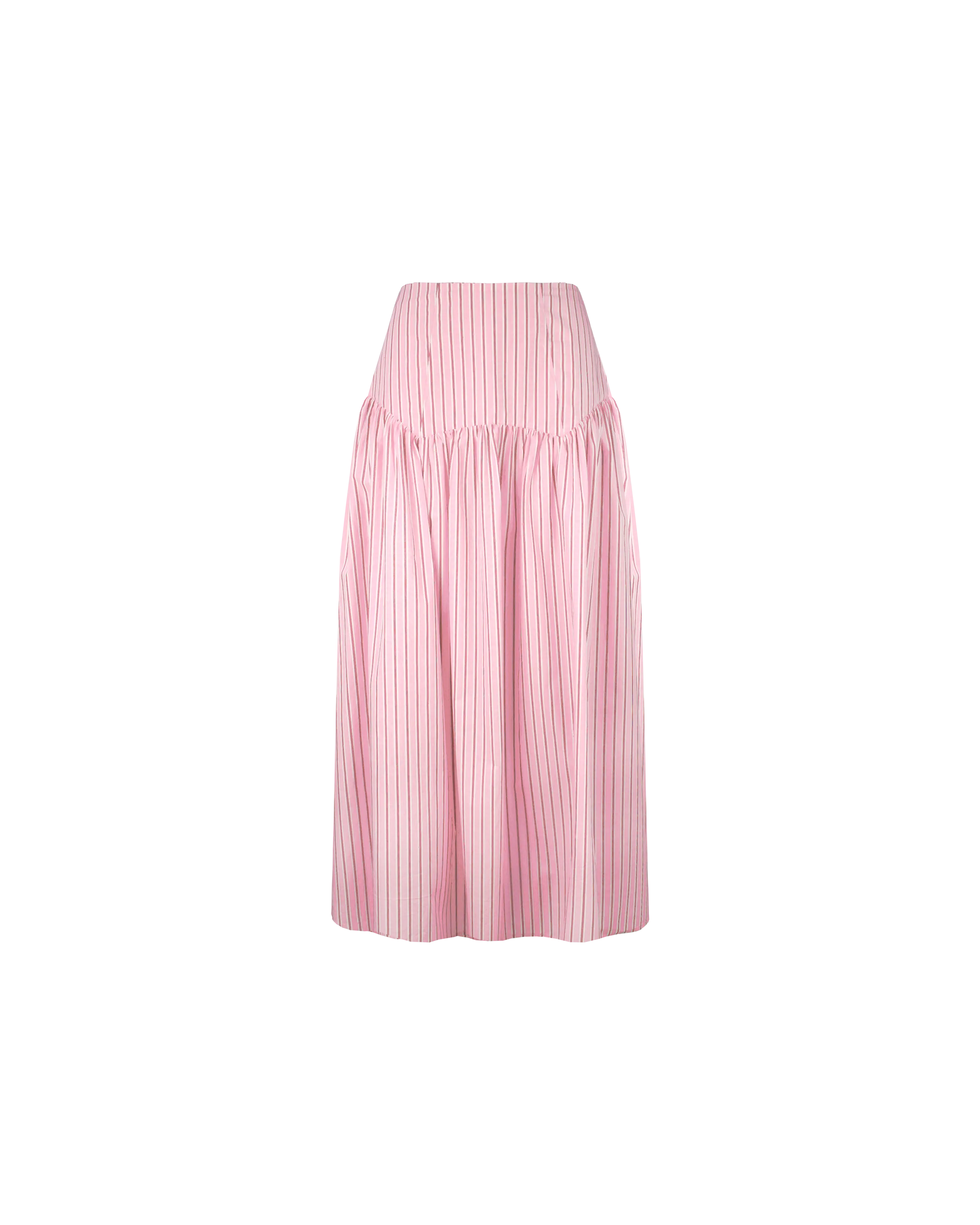 TRULLI SKIRT PINK RED STRIPE