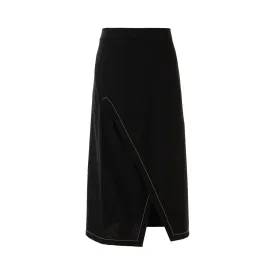 Wrap Midi Skirt